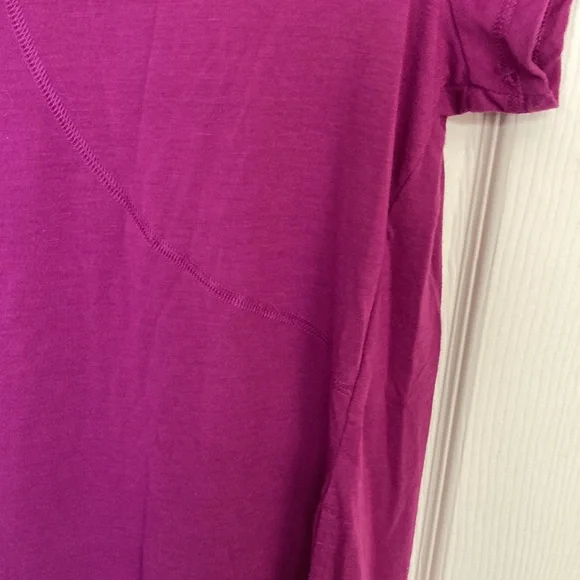 Athletic Works top short sleeves purple XXL 20 great condition 95poly/5rayon - Picture 7 of 10
